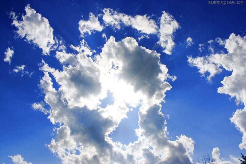 Sun Behind Clouds — Afternoon