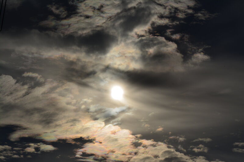 Sun Behind Clouds — Gray, Dramatic, Night