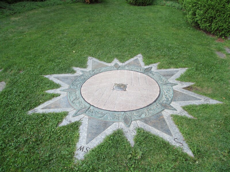 Sun Dial in Grass