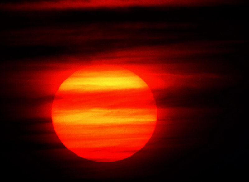 Sun During Sunset