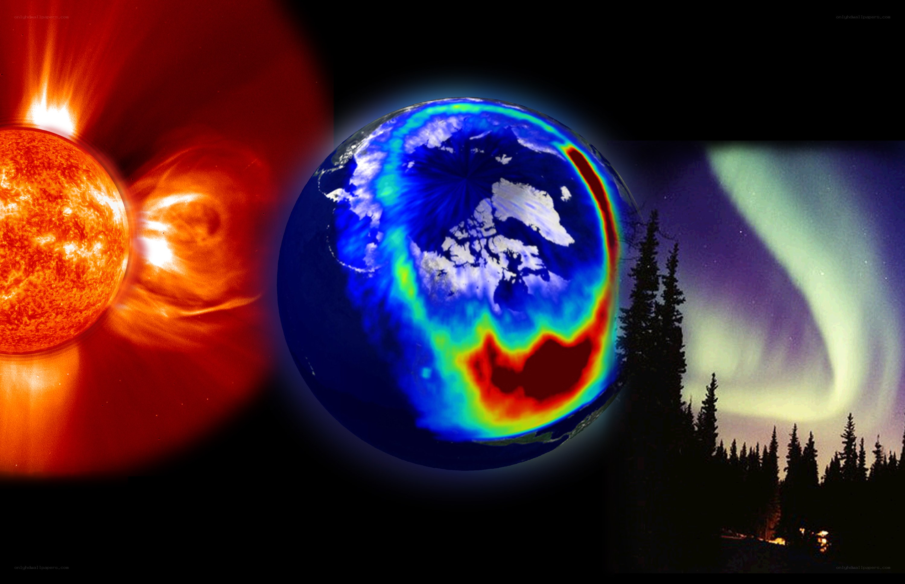 Sun-Earth-Aurora Connection