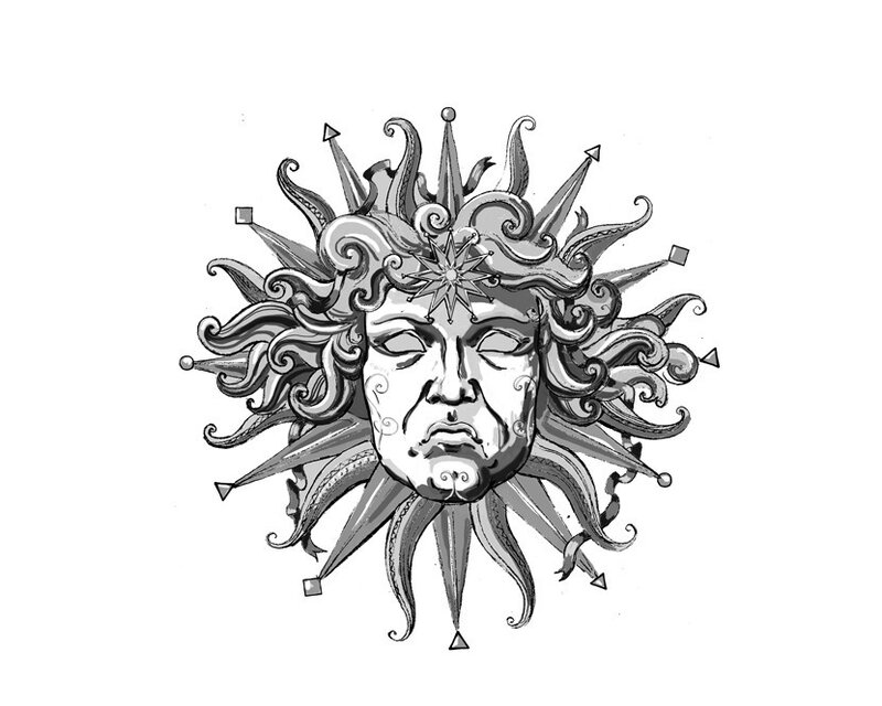 Sun God Face