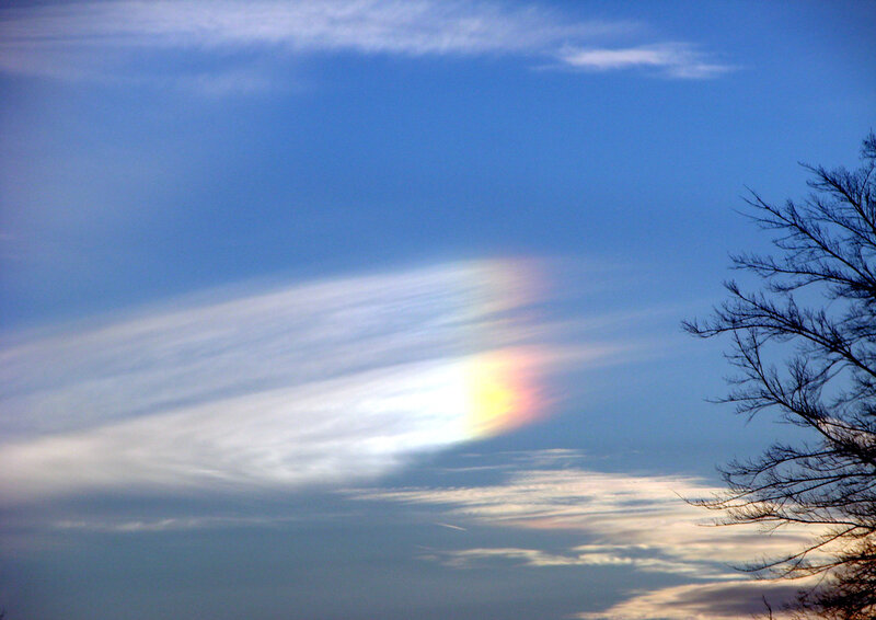 Sun Halo in Sky — Blue, Serene