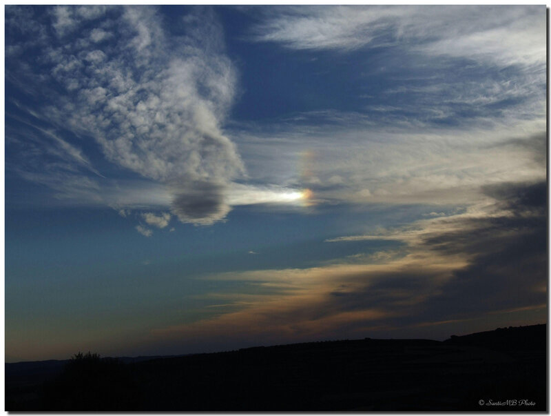 Sun Halo in Sky — Blue