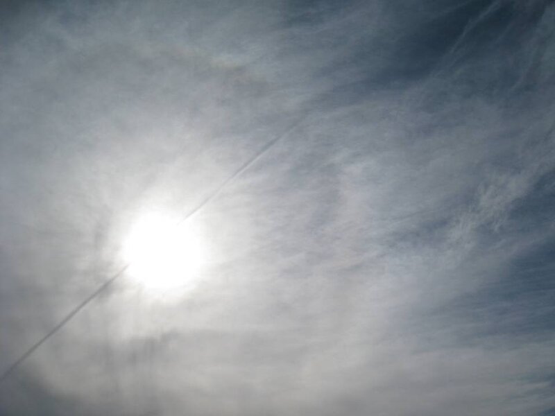 Sun in Cloudy Sky