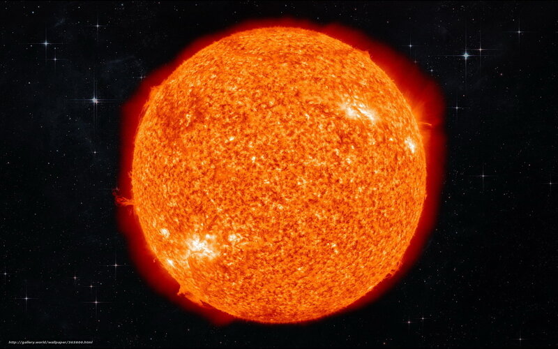 Sun in Space — Orange