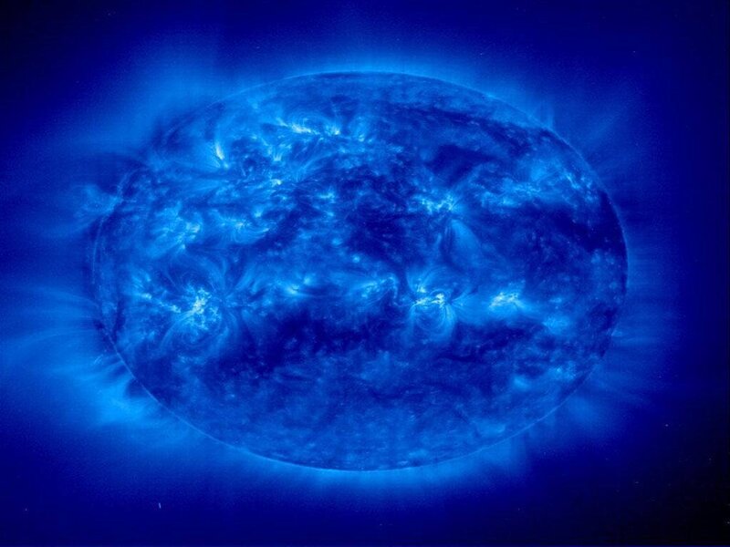 Sun in ultraviolet light