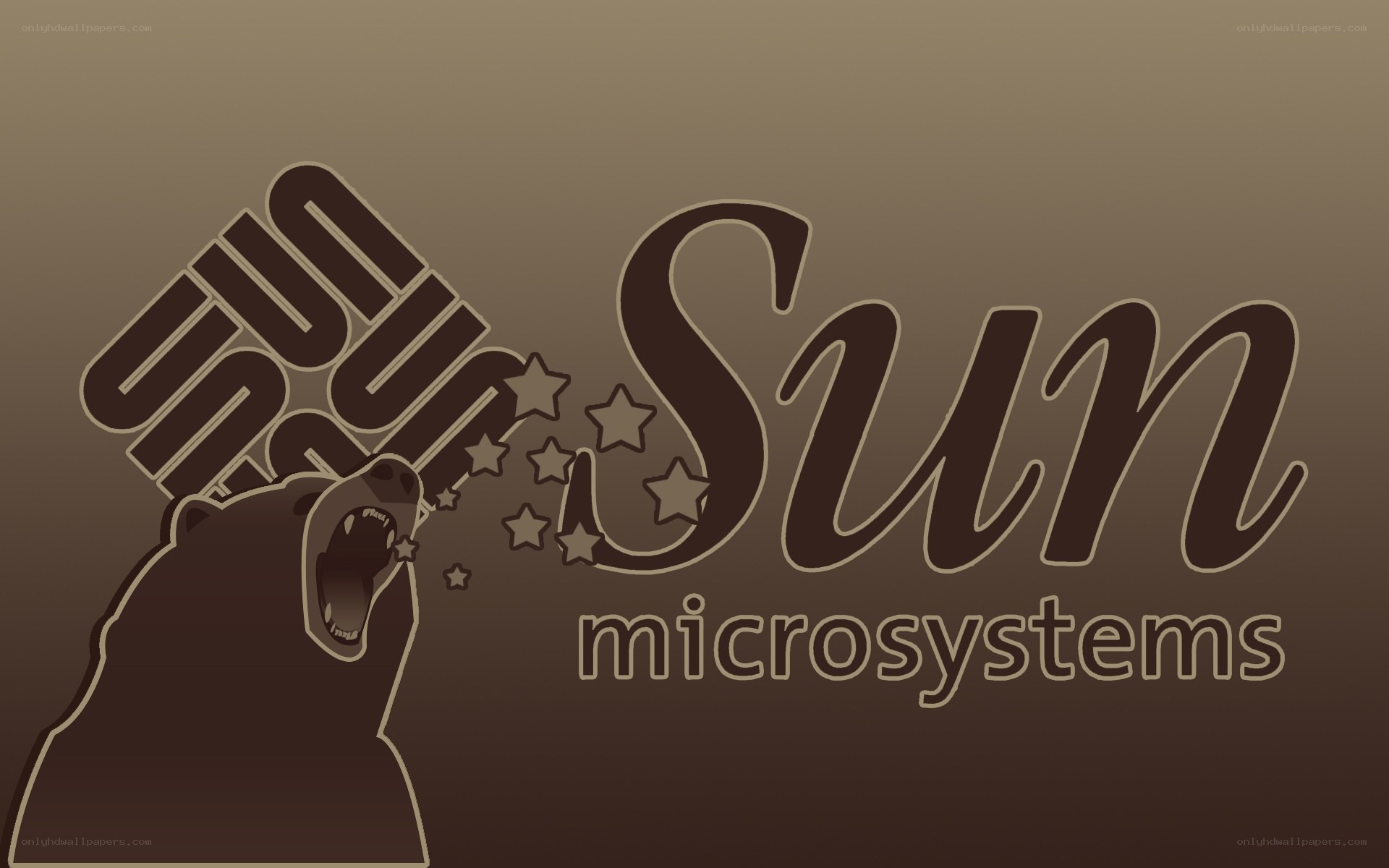 Sun Microsystems logo with bear