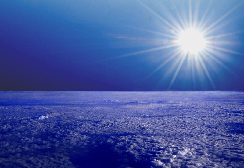Sun over Clouds