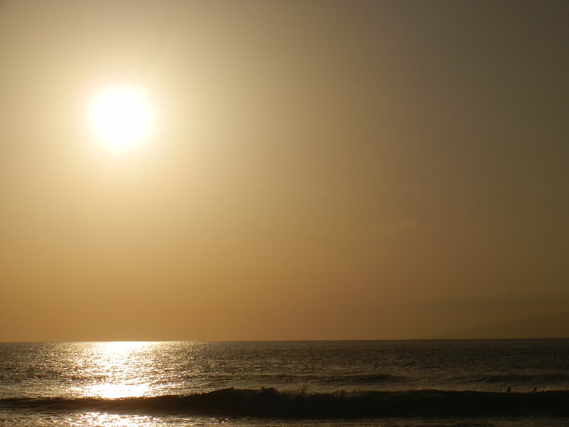 Sun over Ocean — Yellow, Serene