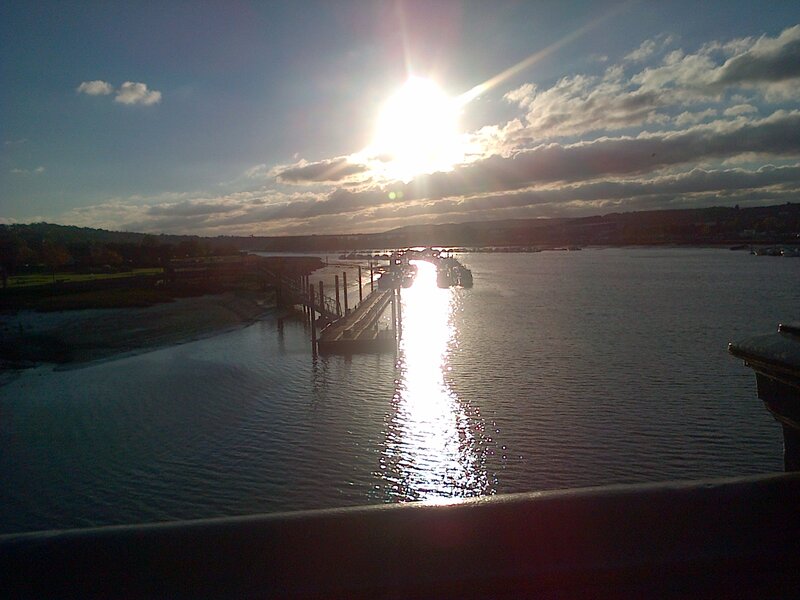 Sun over River Dock