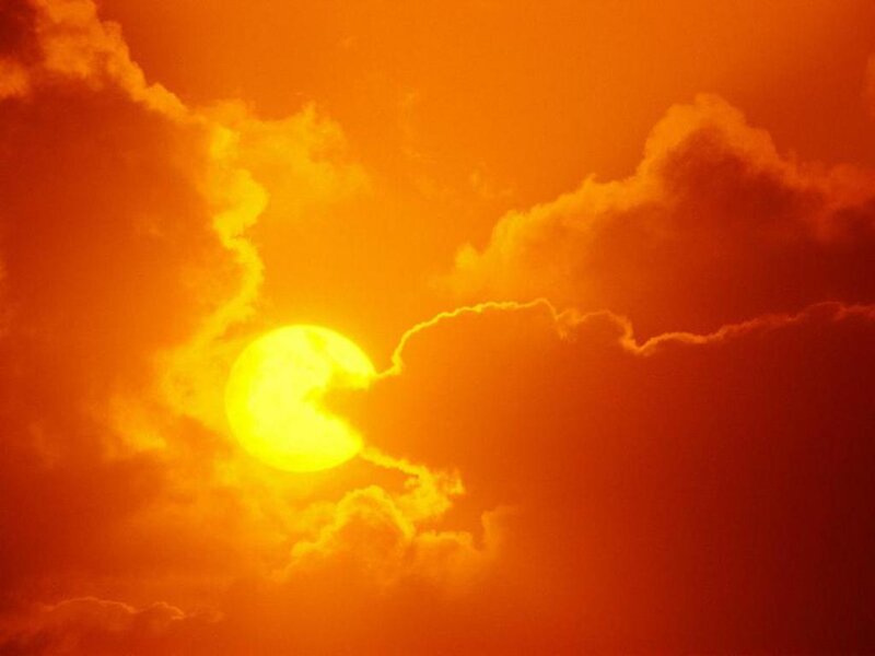 Sun Partially Obscured