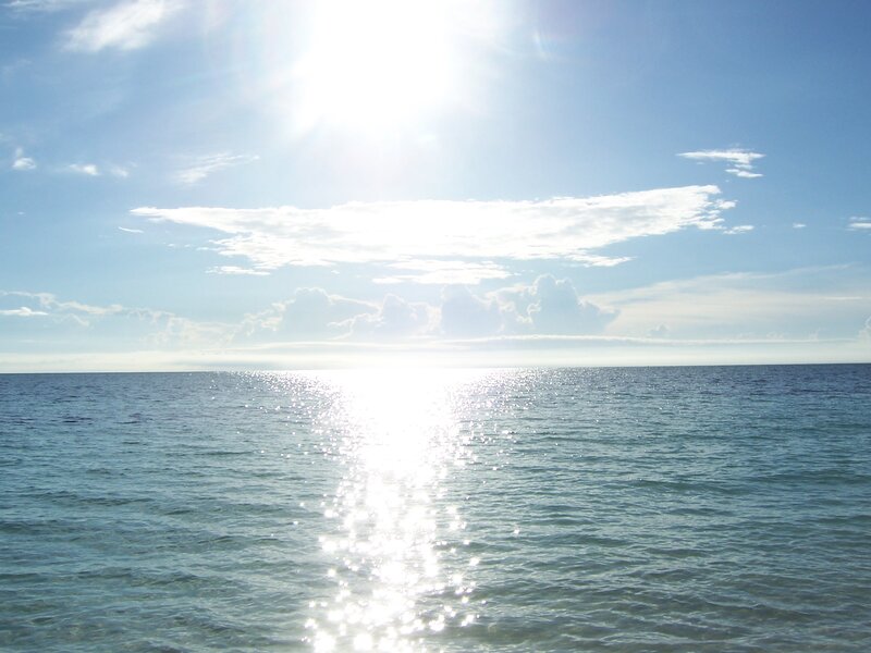 Sun Reflecting on Ocean