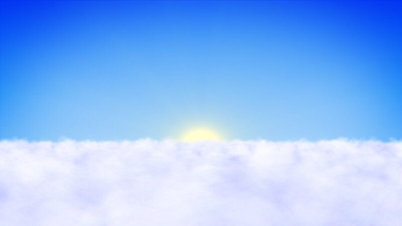 Sun Rising Above Clouds