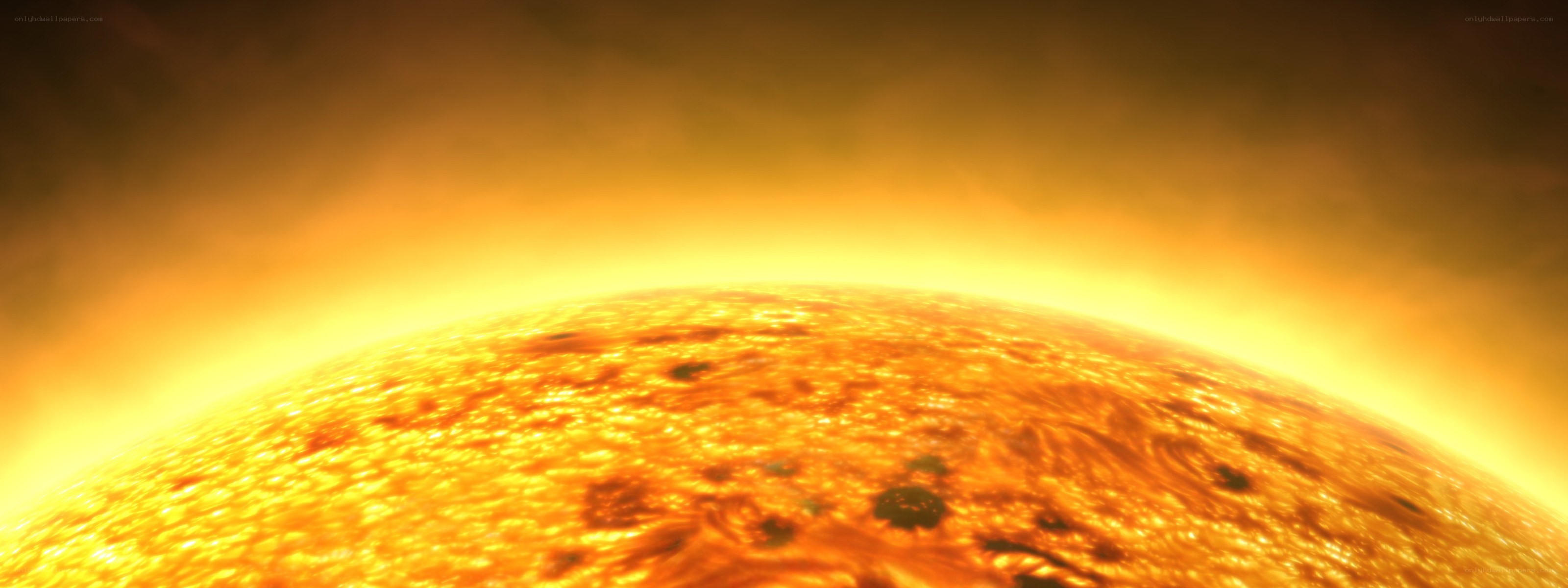 Sun's surface from space