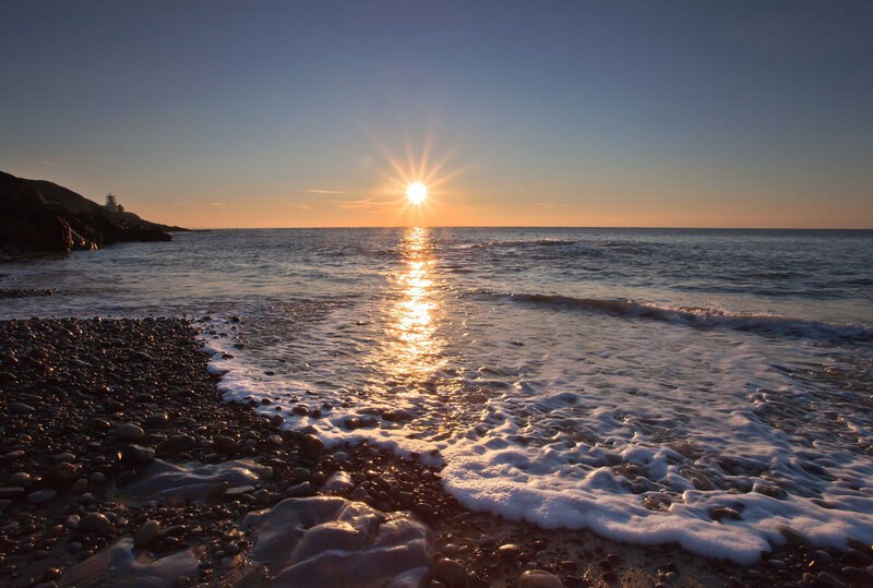 Sun Setting over Pebble Beach