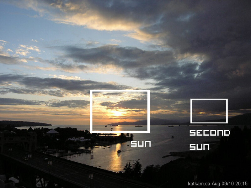Sun Setting over Water — Orange, Dramatic, Sunset