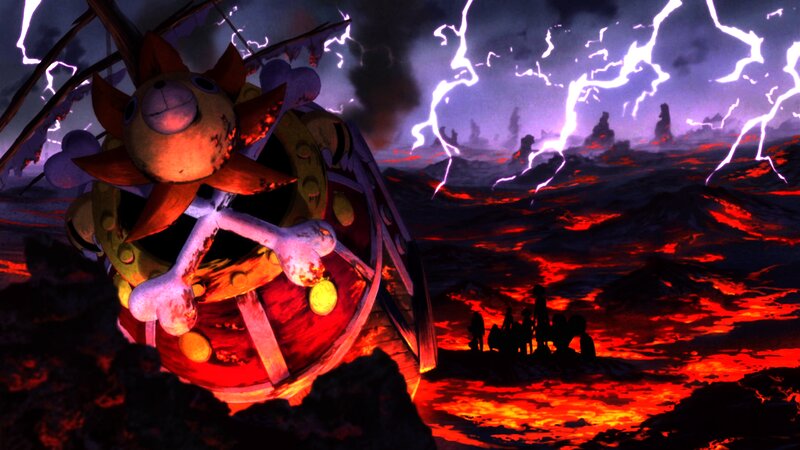 Sun-shaped Ship in Lava