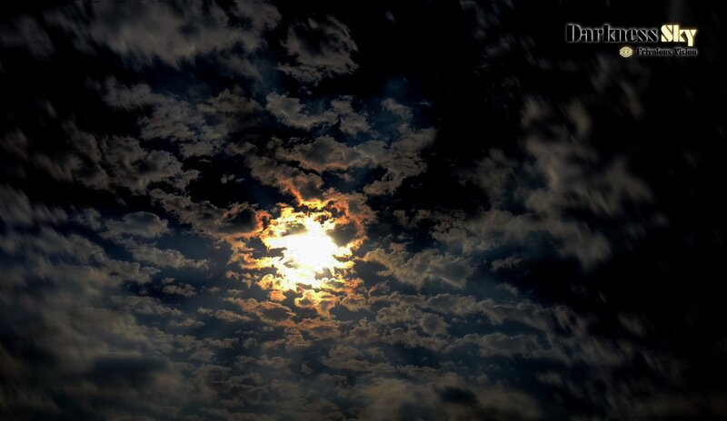 Sun Through Clouds — Black