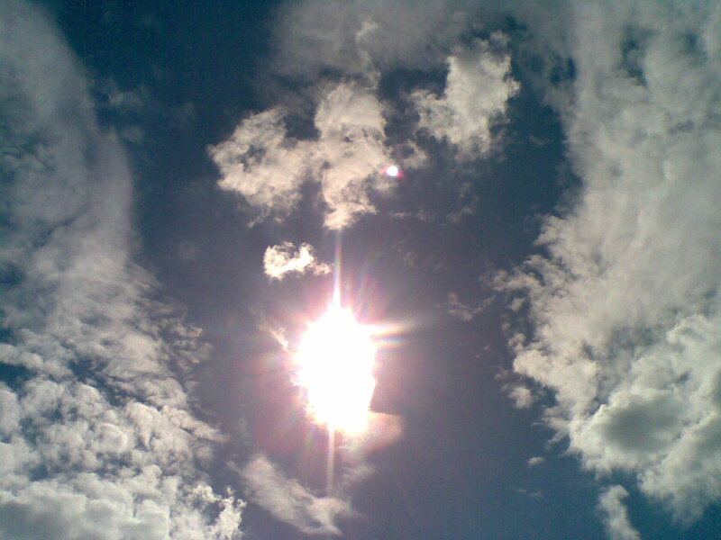 Sun Through Clouds — Blue, Dramatic, Afternoon, Photograph