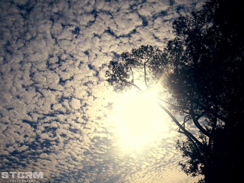 Sun Through Clouds — White, Dramatic, Afternoon
