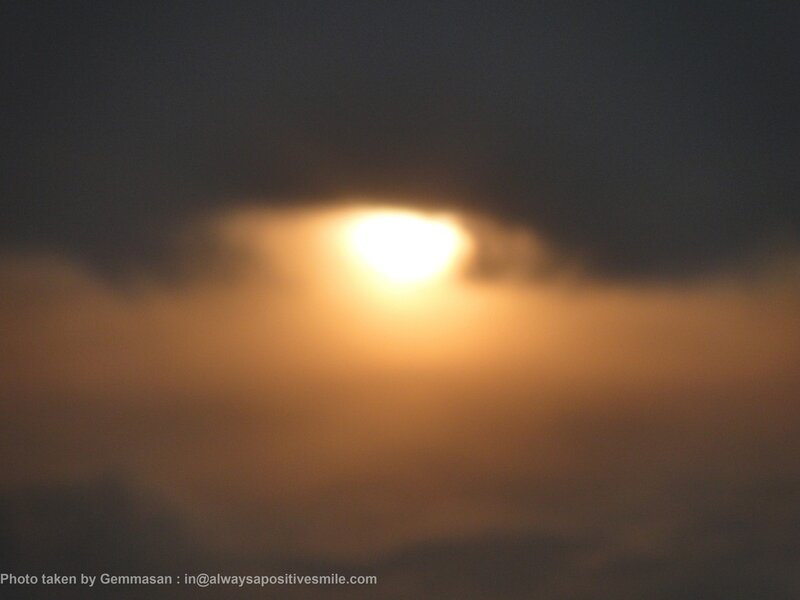 Sun Through Clouds — Yellow, Dramatic, Sunset