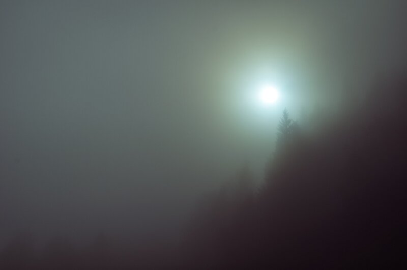 Sun Through Fog — Gray