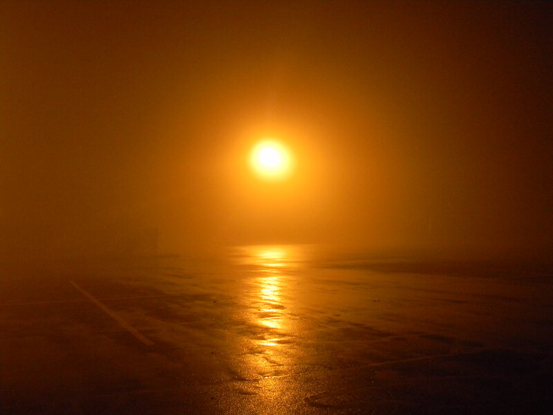 Sun Through Fog