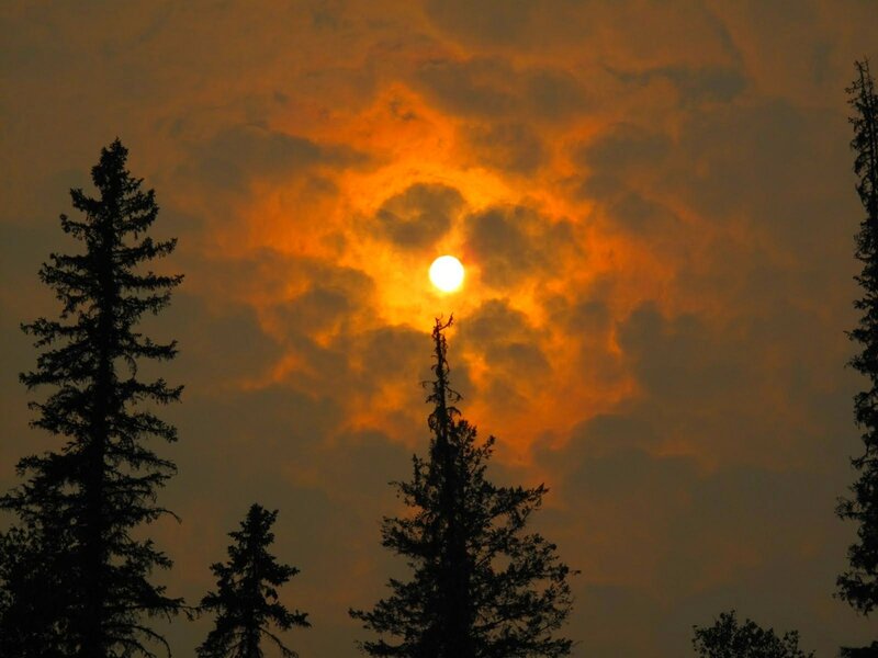 Sun Through Smoke