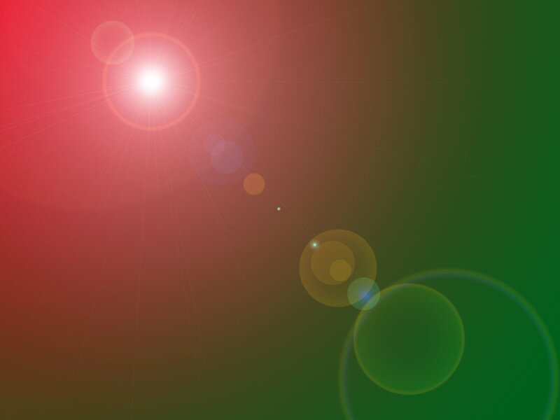 Sun with Lens Flares
