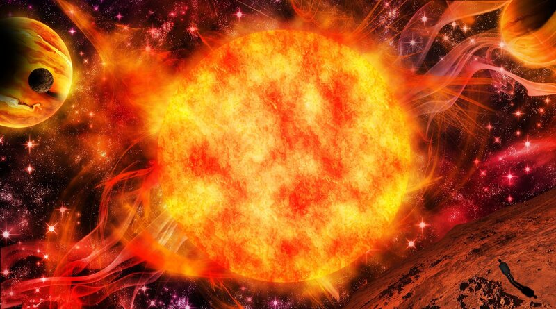 Sun with Planets — Orange