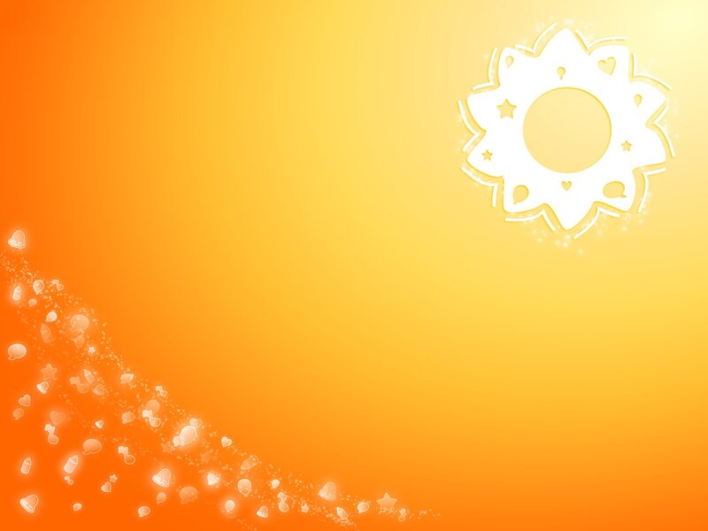 Sun with Stars and Hearts
