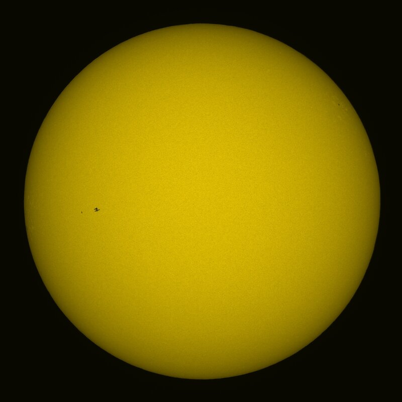 Sun with sunspots