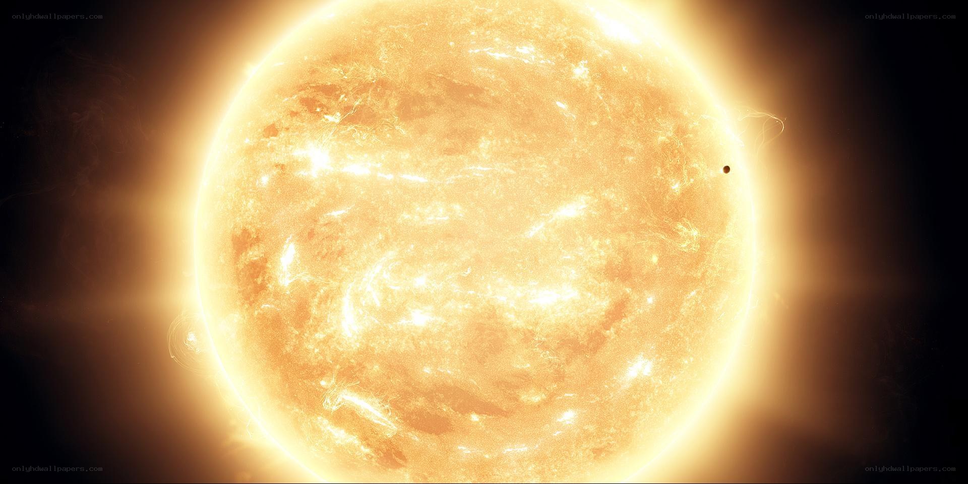 Sun with transiting planet