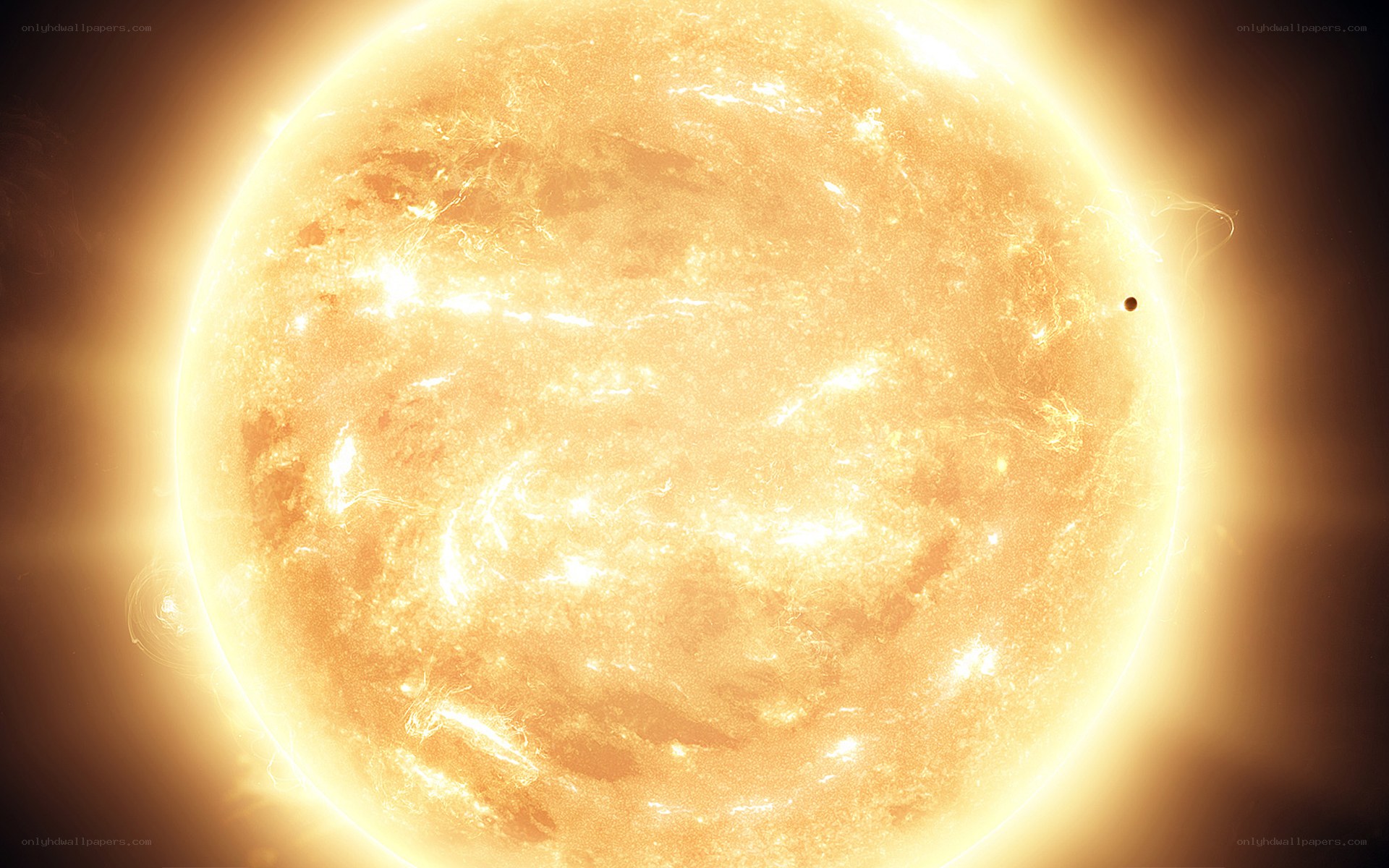 Sun with transiting planet