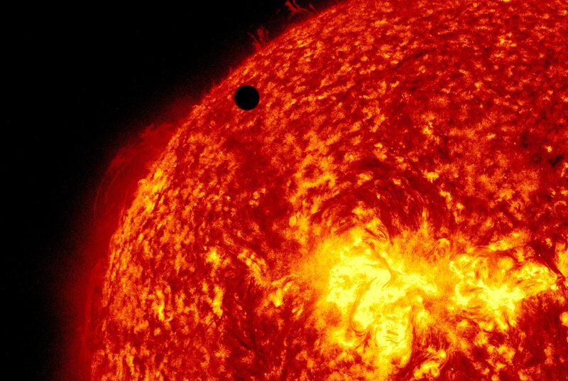 Sun with transiting planet