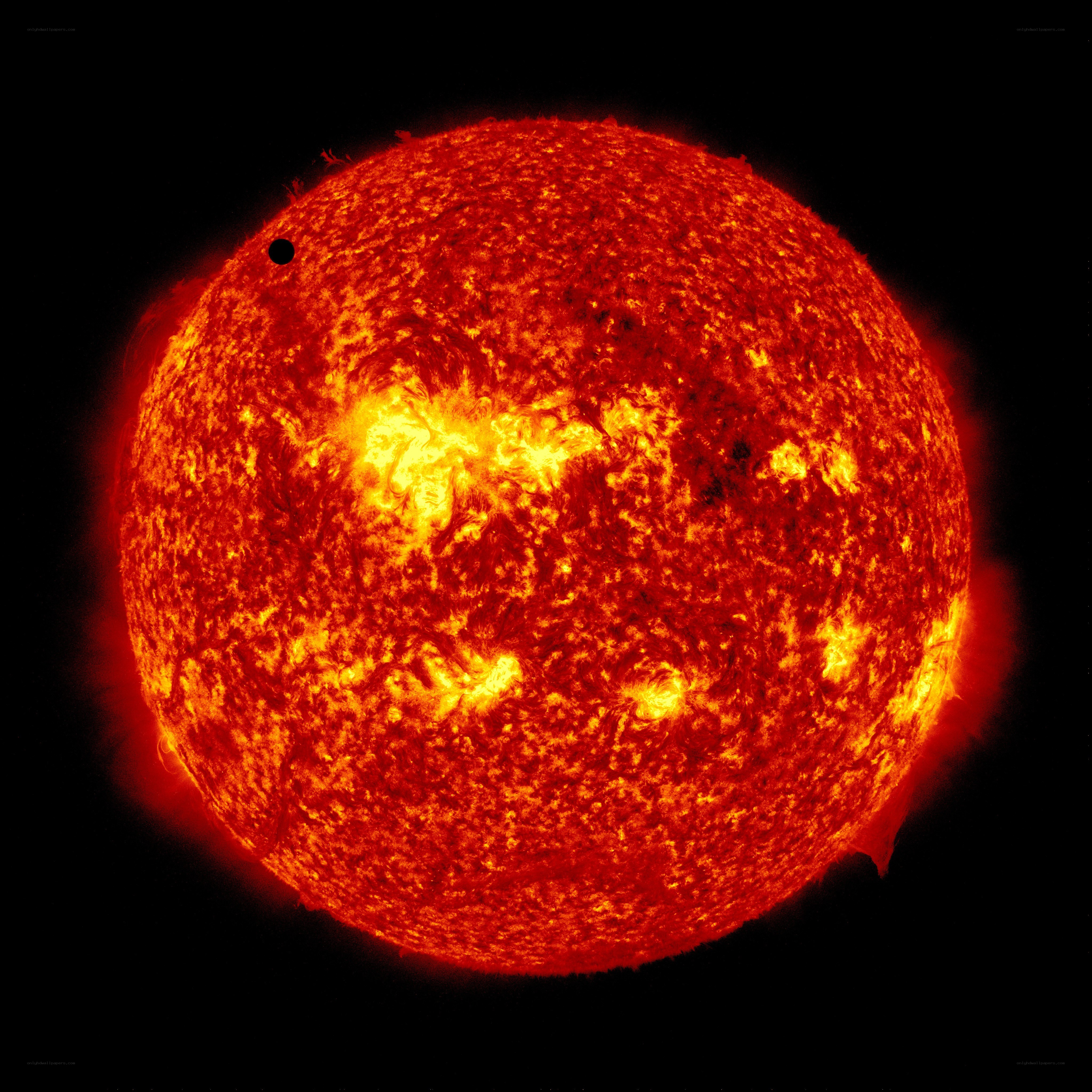 Sun with Venus transit