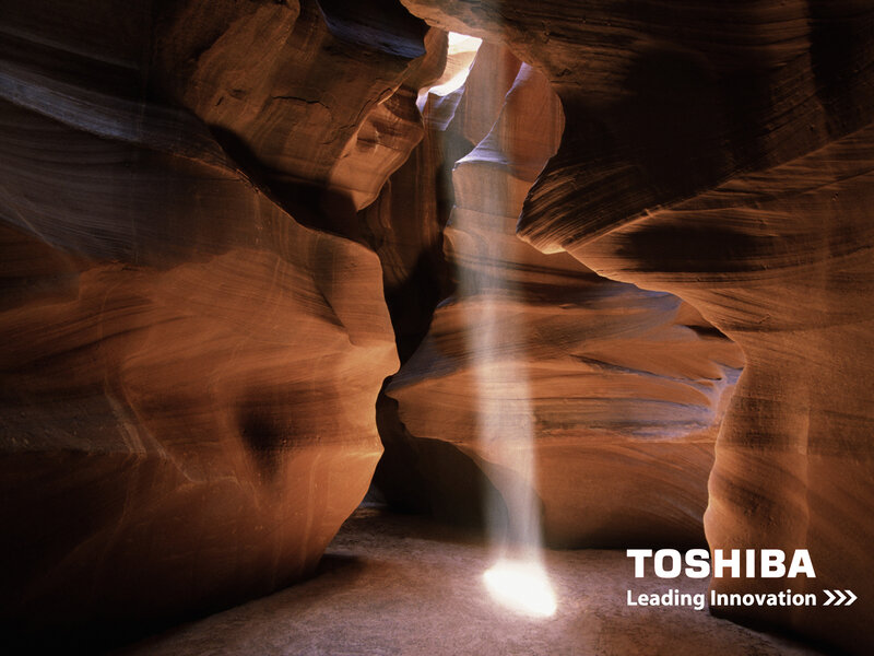 Sunbeam in Canyon — Brown, Dramatic