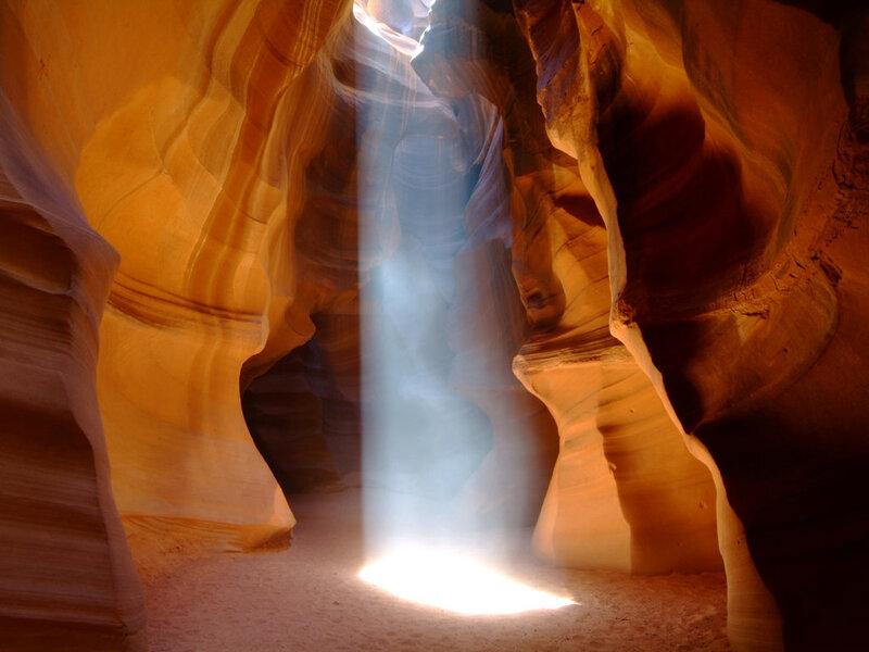 Sunbeam in Canyon