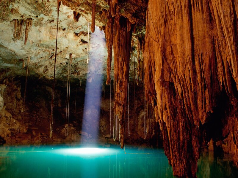 Sunbeam in Cave