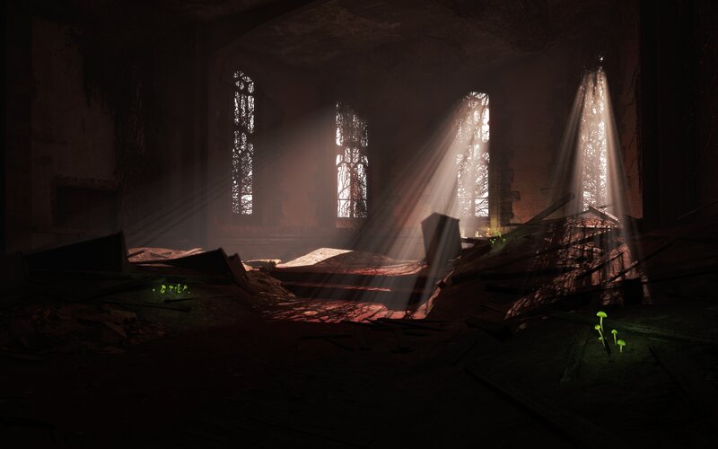 Sunbeams in Ruin