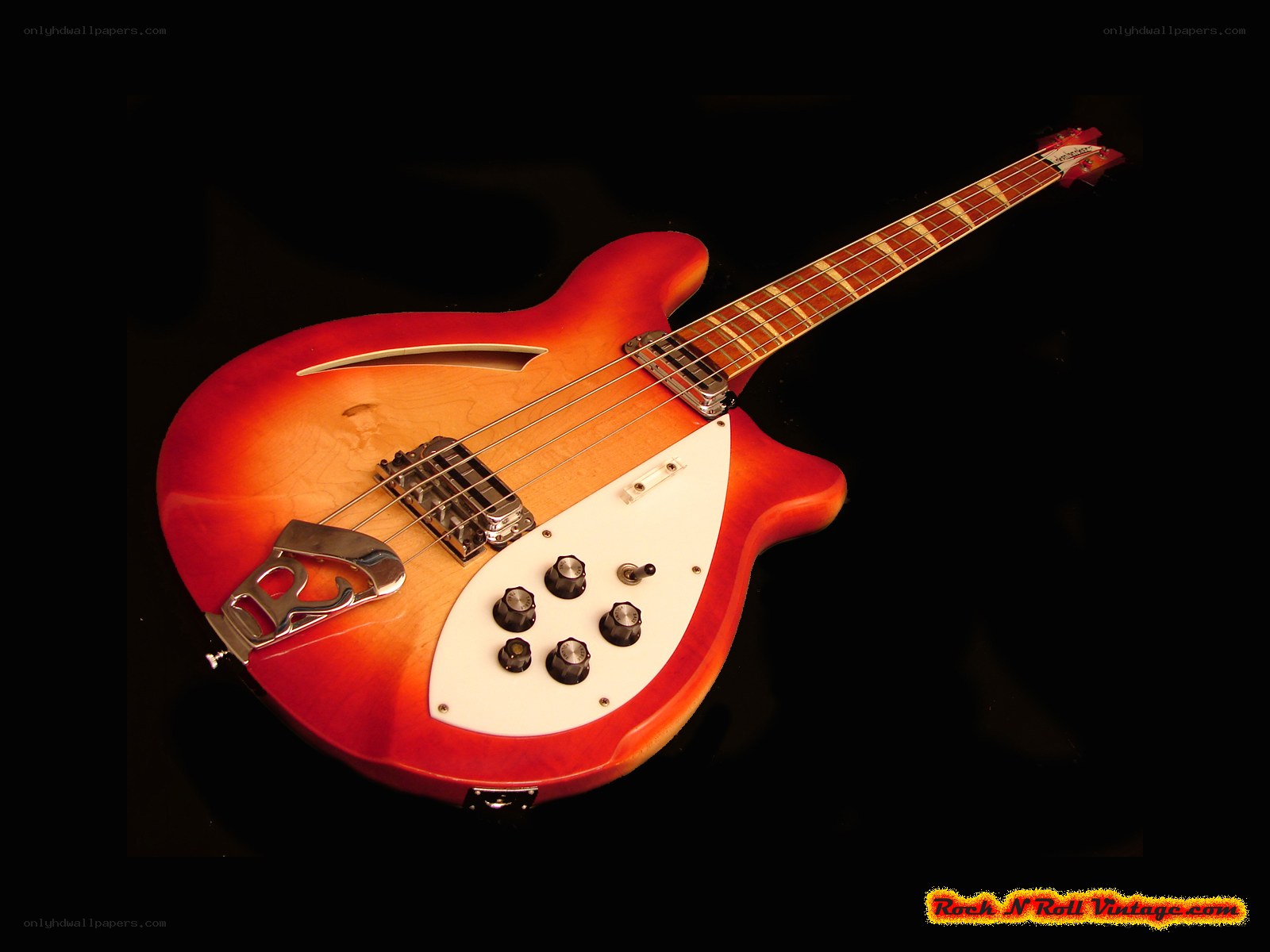 sunburst bass guitar