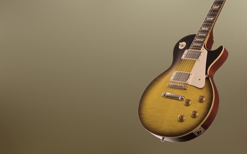 sunburst electric guitar