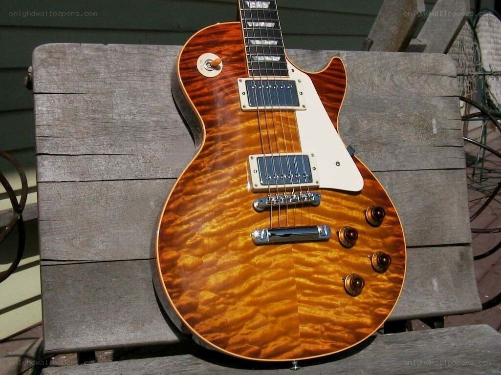 sunburst electric guitar