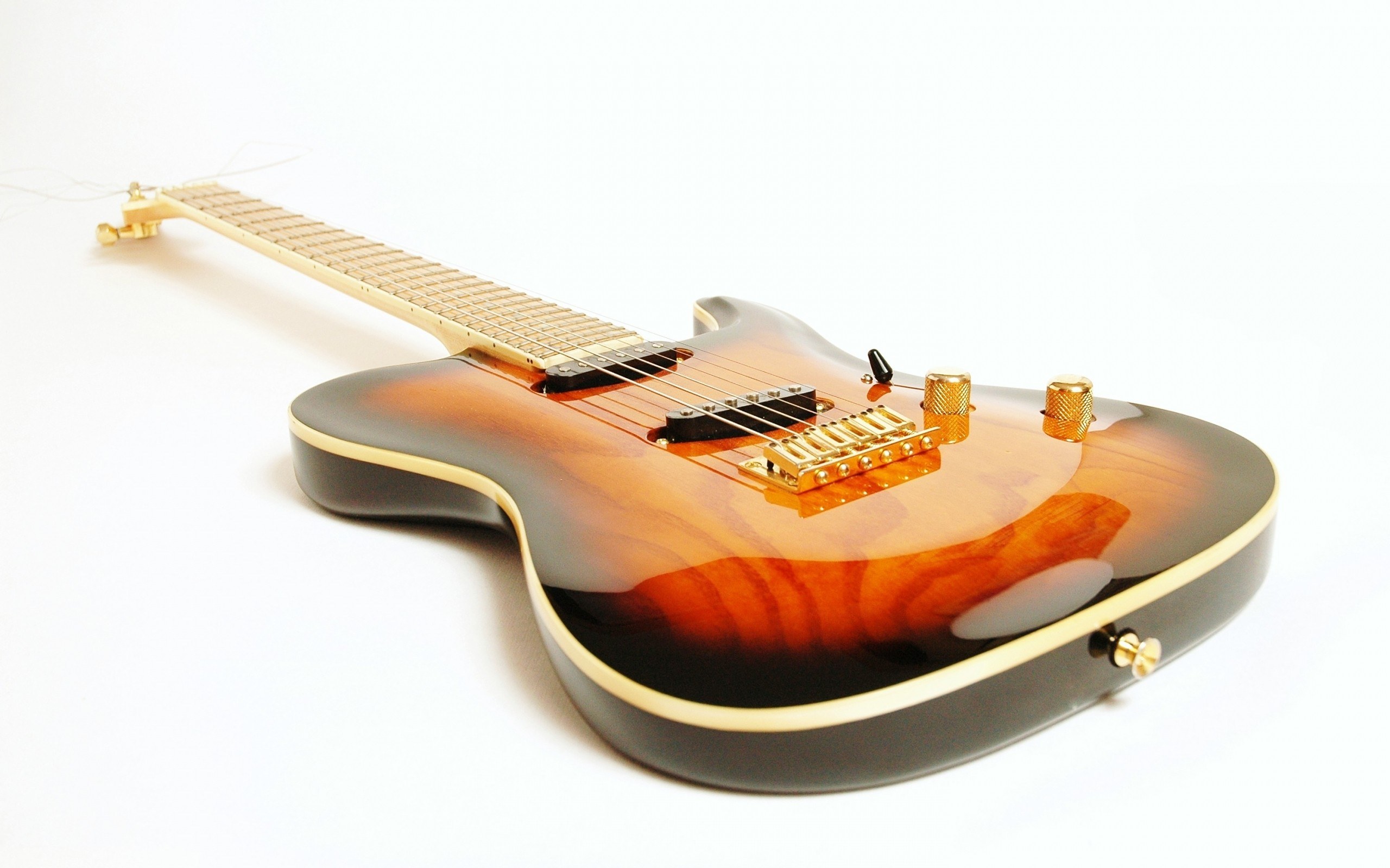 sunburst electric guitar