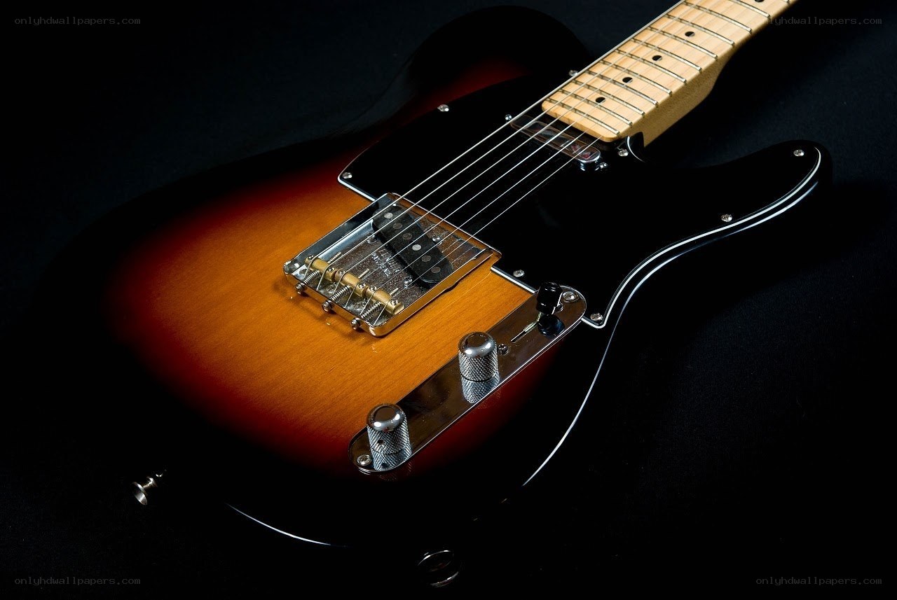 sunburst electric guitar
