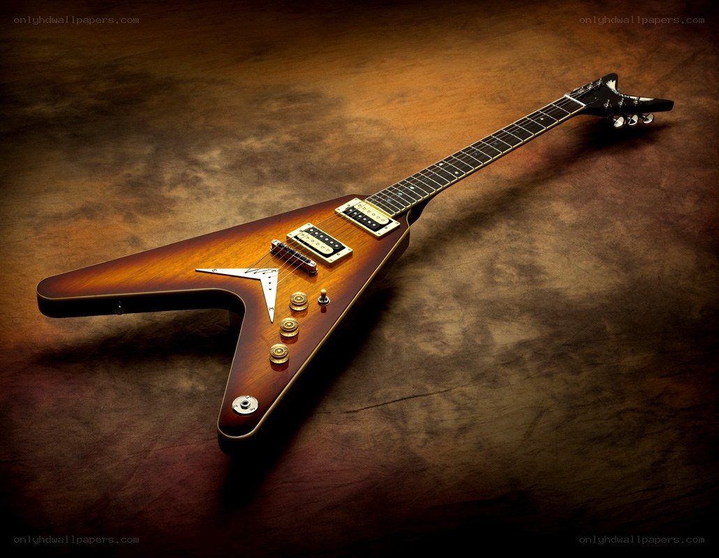 sunburst electric guitar