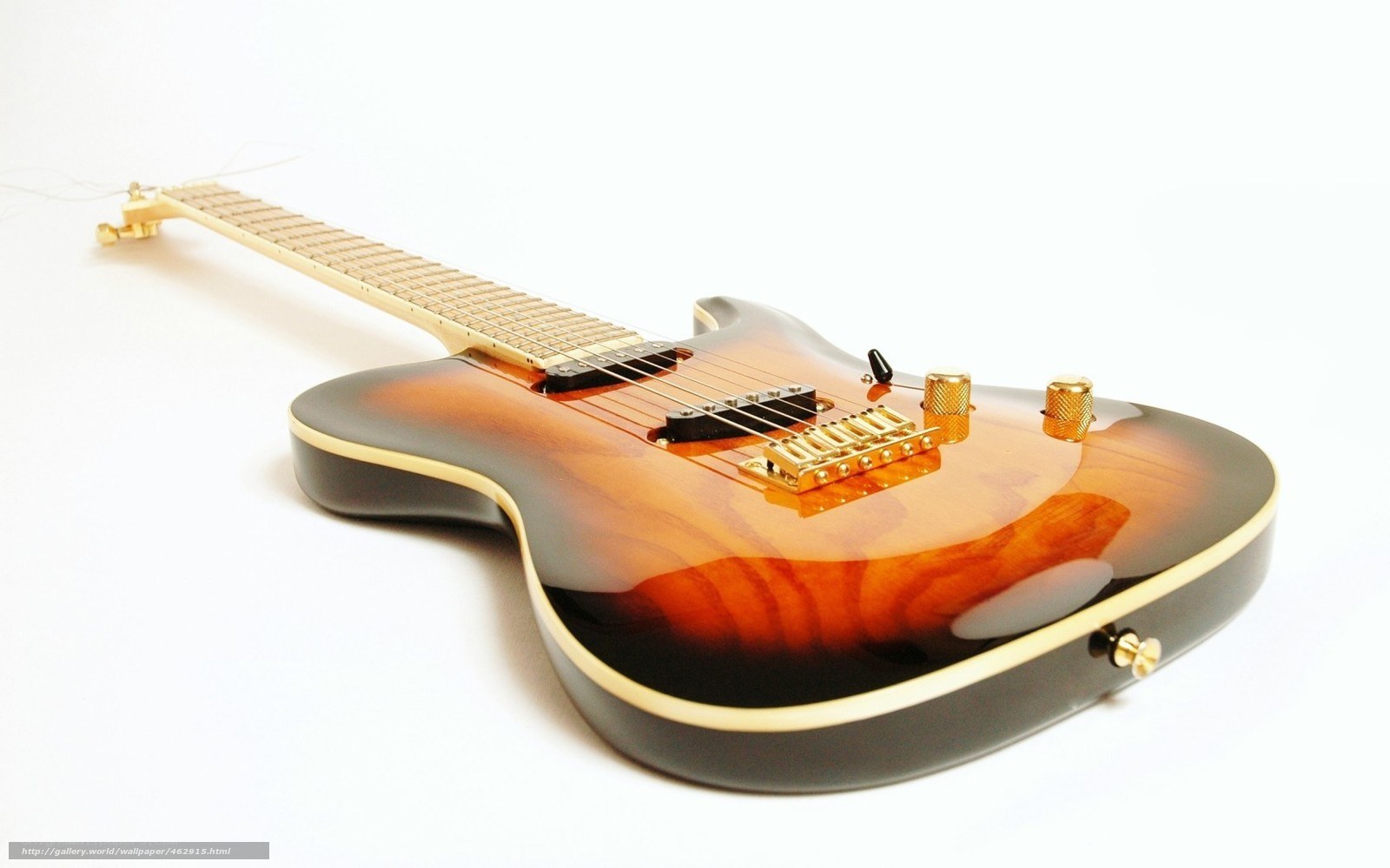 sunburst electric guitar