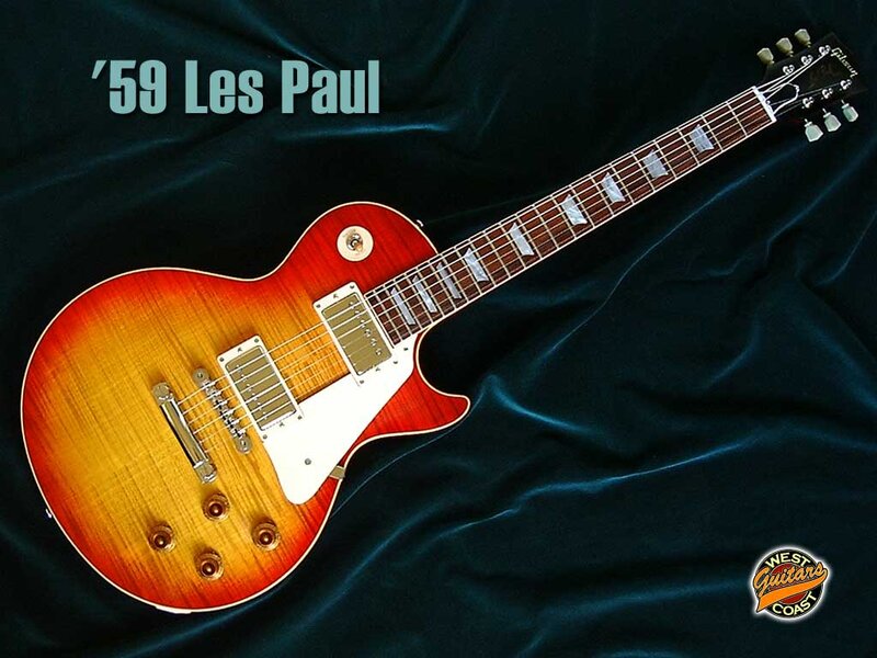 Sunburst Les Paul Guitar