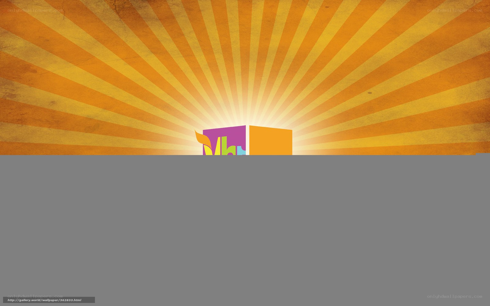 Sunburst logo background